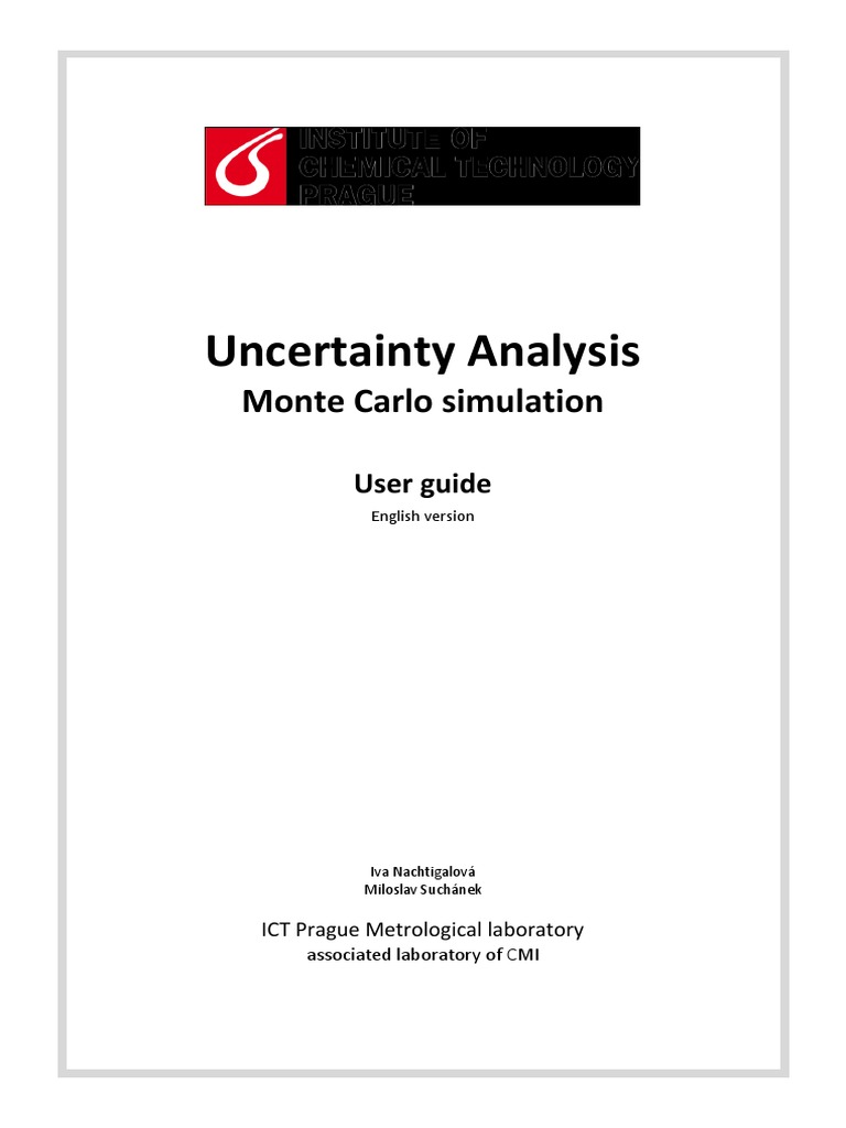 Uncertainty Analysis - Monte Carlo Simulation User Guide PDF | PDF ...