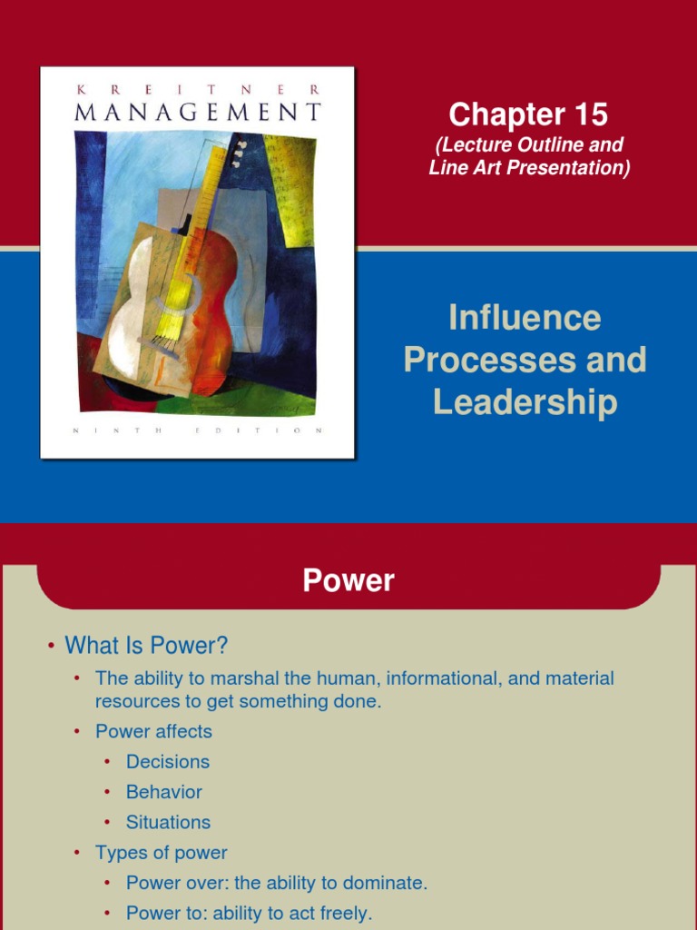 Influence Processes and Leadership | PDF | Reinforcement | Leadership