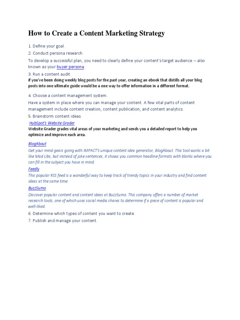 Content Marketing Strategy Guide | PDF