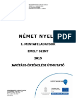 Nemet Nyelv Emelt Irasbeli Javitasi Utmutato 1