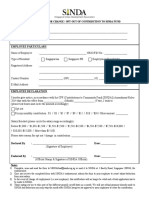 SINDA Fund Opt-Out Form PDF