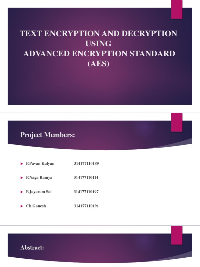 AES Text Encryption Process | PDF | Cryptography | Key (Cryptography)