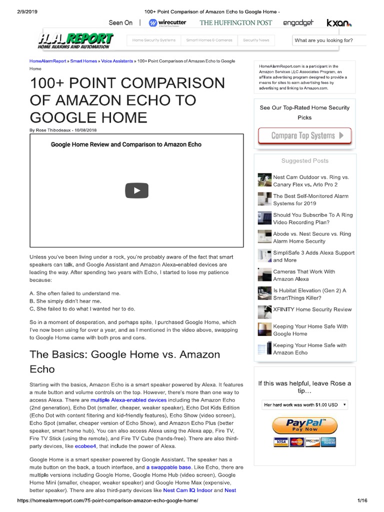 is ring 2 compatible with google home