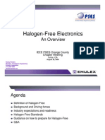 Halogen Free Electronics - Flinders OC Meeting Rev A