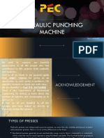 Hydraulic Punching Machine: Akshdeep Singh