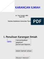 Bahasa Penulisan Karangan Ilmiah 