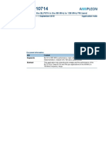 Using The Blf574 in The 88 MHZ To 108 MHZ FM Band: Rev. 2 - 1 September 2015 Application Note