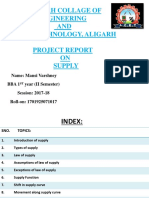 Aligarh Collage of Engineering AND Technology, Aligarh Project Report ON Supply