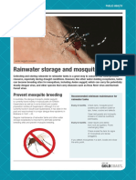 Rainwater Storage Mosquito Breeding