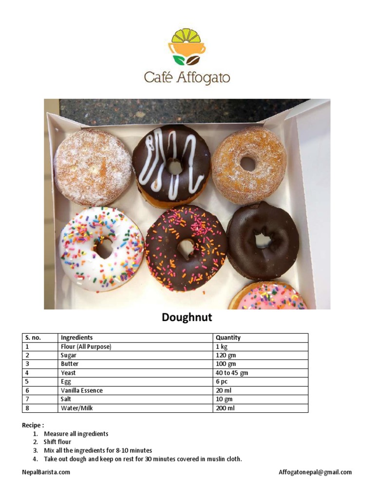 Donut | Download Free PDF | Doughnut | Custard