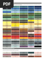 BS Colour Chart - BS4800