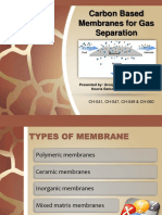 Carbon Based Membranes For Gas Separation: CH-041, CH-047, CH-049 & CH-060