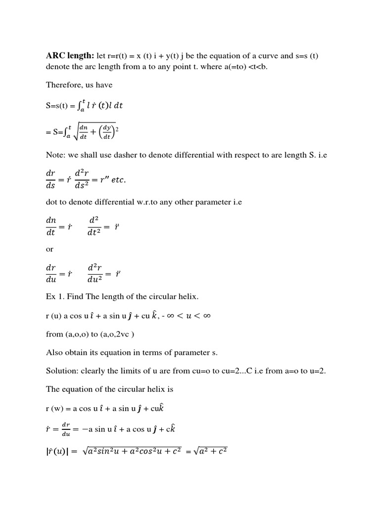 Differential Geometry PDF PDF Curvature Helix