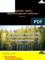 Deontologi - Immanuel Kant