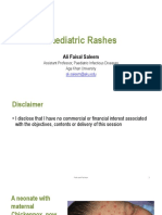Paediatric Rashes: Ali Faisal Saleem