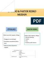 Etiologi & Faktor Resiko Migrain