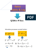 Retro Indeks Log