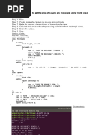 Assignment 4: 1.write A C++ Program To Get The Area of Square and Rectangle Using Friend Class and Constructors