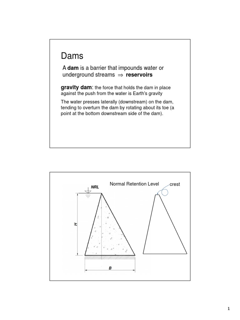 Dam 1 PDF | PDF | Dam | Reservoir