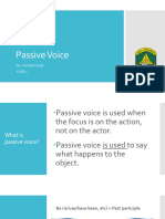 Passive Voice: By: Ahmad Riyadi Xigb3