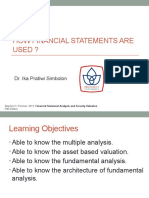 How Financial Statements Are Used