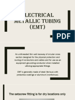 Electrical Metallic Tubing (EMT)