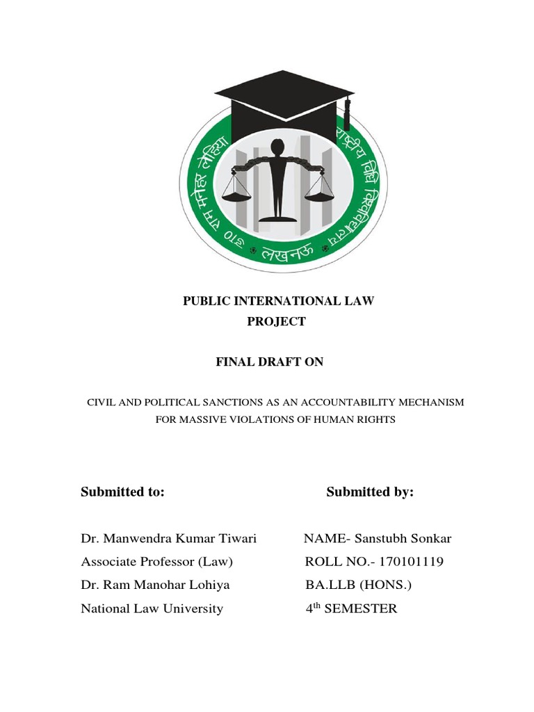 PUBLIC INTERNATIONAL LAW Project | PDF | Czechoslovakia | Ethical ...