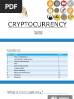 Cryptocurrency: Presented By: Shashi Kumar