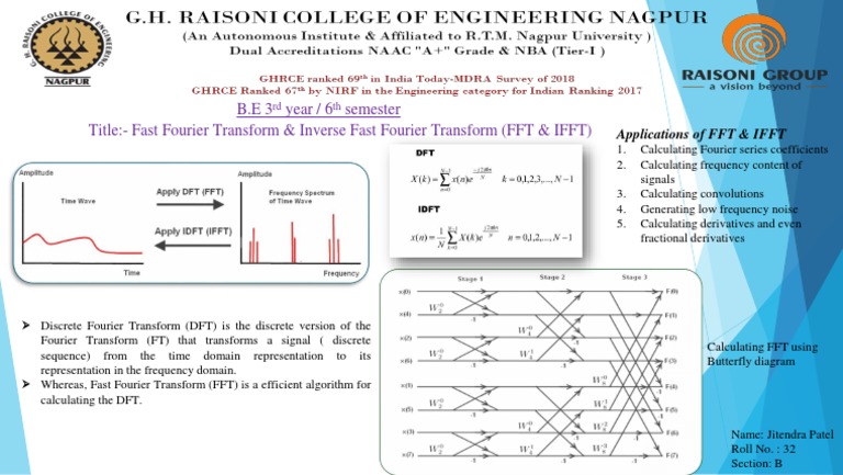 FFT & IFFT: Algorithms and Applications | PDF