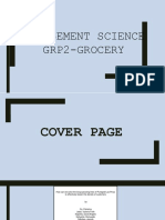 Management Science Grp2-Grocery