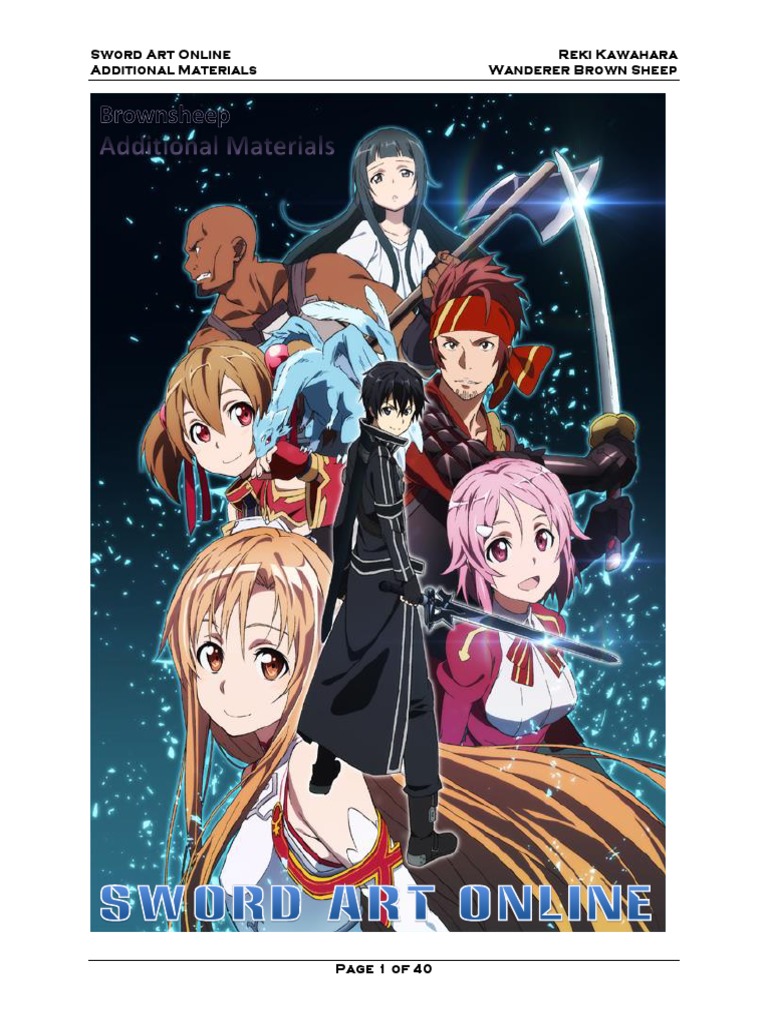 Sword Art Online Progressive Volume 01, PDF, Sword