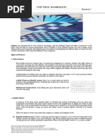 Ii. Weaving Handout 3: Unit Title: Handicrafts