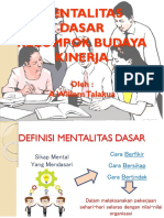 Materi Mentalitas Dasar