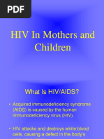 HIV in Mothers and Children