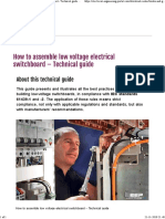 How To Assemble Low Voltage Electrical Switchboard - Technical Guide - EEP