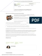 When Should You Use A Line Reactor - Load Reactor - Wolf Automation PDF