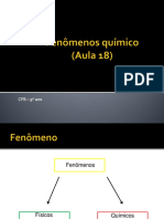 AULA 18 - Fenômeno Químico