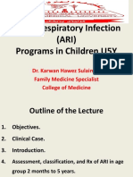 Acute Respiratory Infection (ARI) Programs in Children U5Y