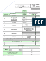 Personal Protective Equipment Order Sheet Hse Proforma: Skswood Sdn. BHD