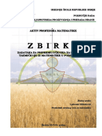 Zbirka Zadataka Iz Matematike - Za Takmicenje 2016 PDF