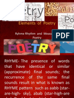 Elements of Poetry