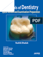 Essentials of Dentistry PDF