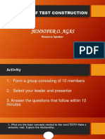 Principles of Test Construction - PPTX Jen