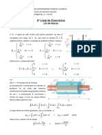 UFBA - Lista 2 - Lei de Gauss - Gabarito Parcial