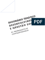 Dicionário Temático Desenvolvimento e Questão Social