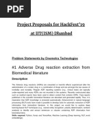 Project Proposals for HackFest’19 - Google Docs
