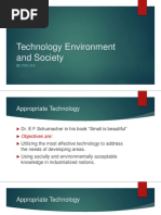 Technology Environment and Society: Be Civil Iv/Ii