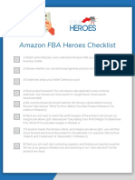 Amazon FBA Heroes Checklist