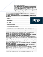 Escala de Avaliação de TDAH em Adultos