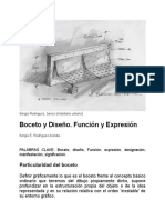 Boceto y Diseño. Función y Expresión PDF